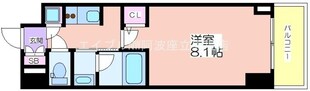 QCフラット北堀江の物件間取画像